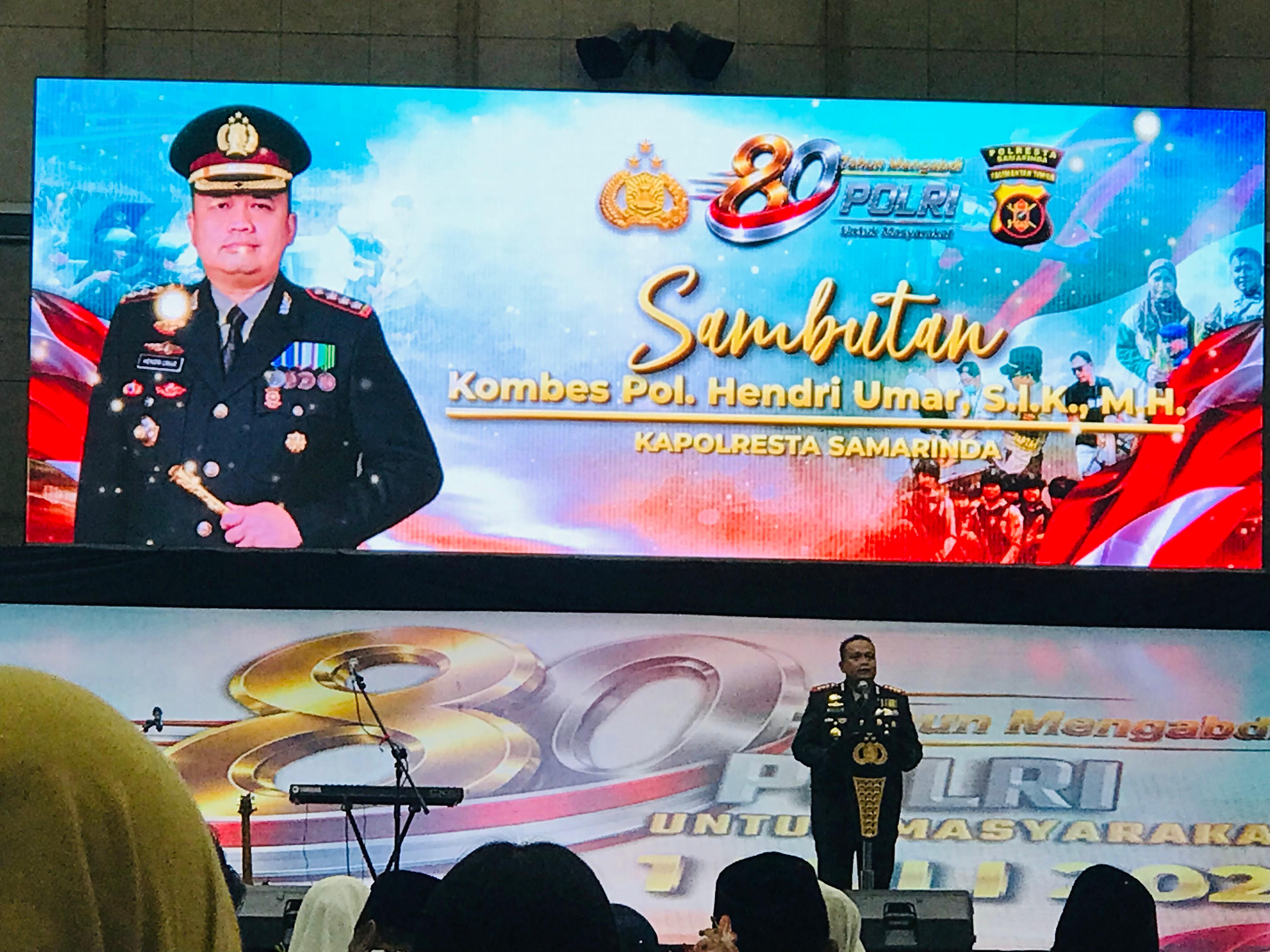 Hari Bhayangkara ke-80, Kapolresta Samarinda Ajak Personel Perkuat Pengabdian dan Pelayanan Publik